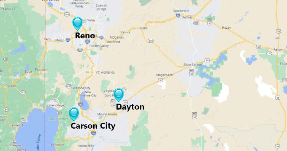 Reno NV, Carson City NV, Dayton NV office locations